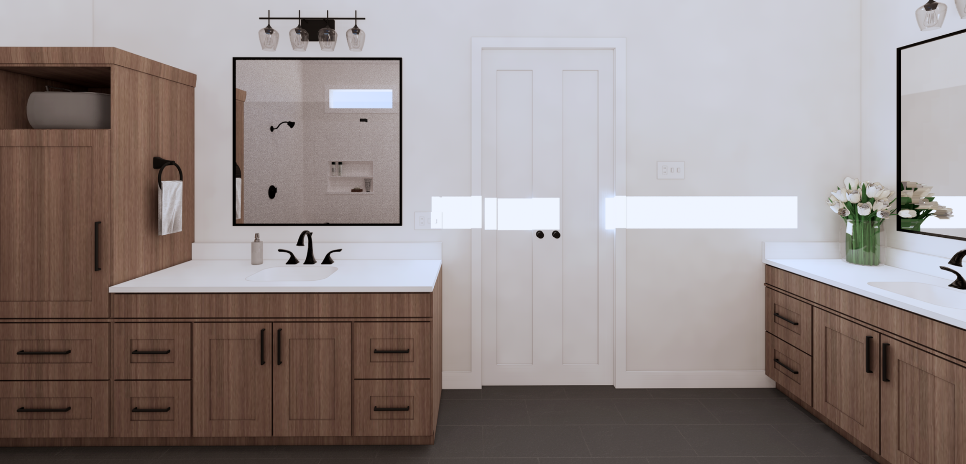 Bathroom Design Double Vanities