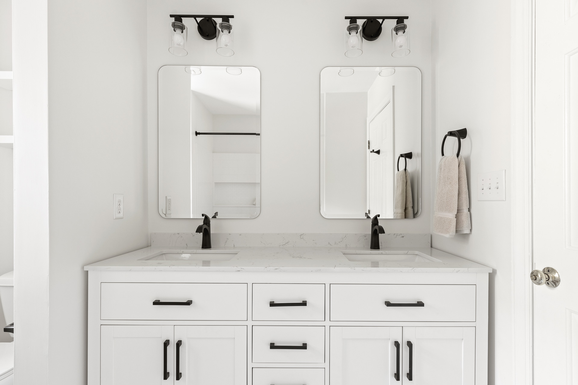 Bathroom Remodeling with Double Wall Mount Lights