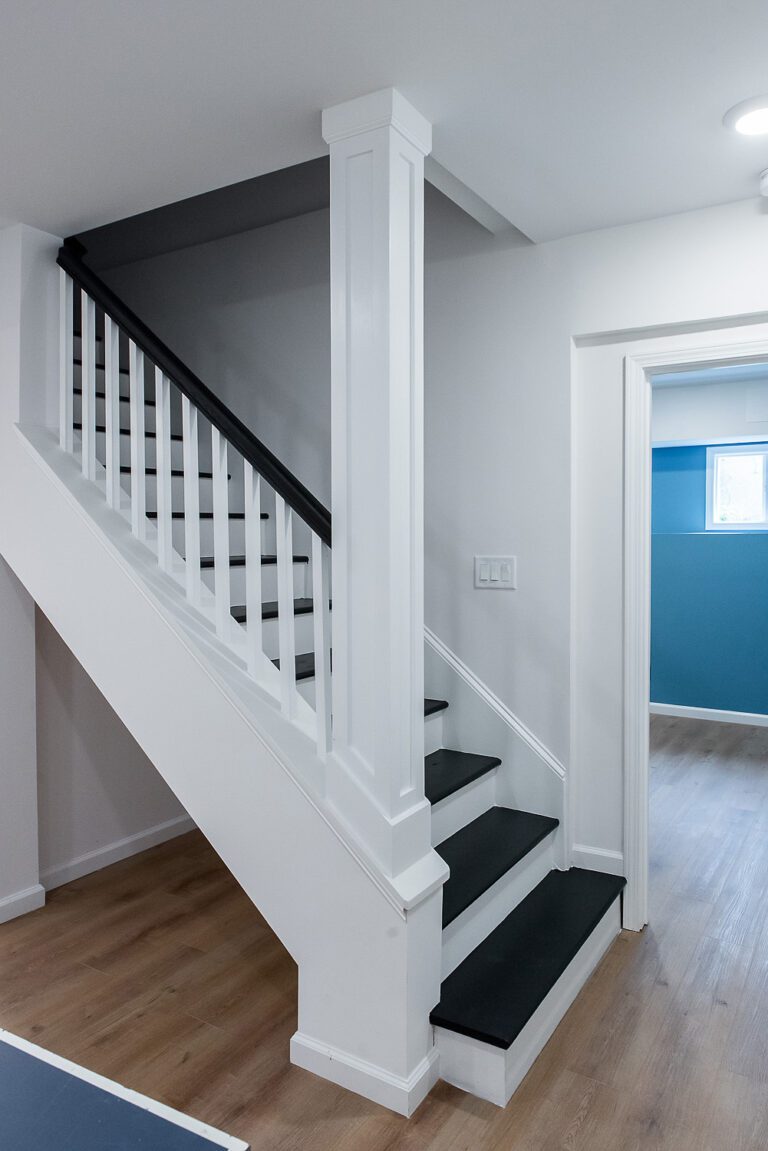 Cary Basement Remodeling Staircase
