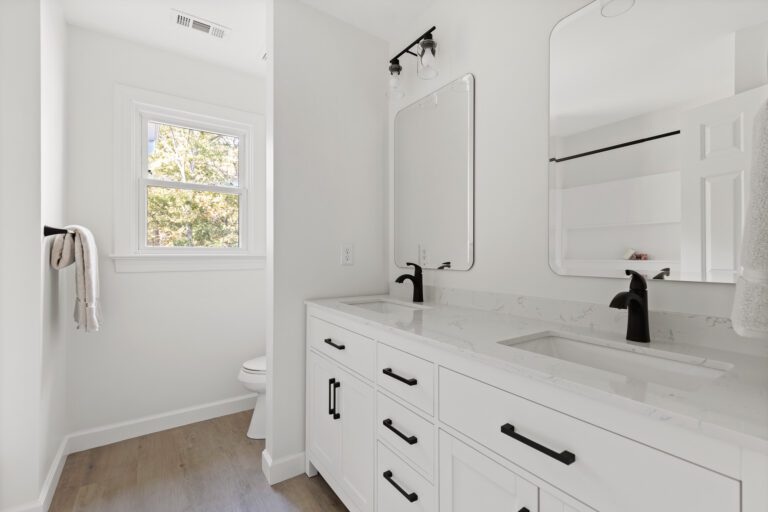 Cary Bathroom Remodeling Double Mirrors