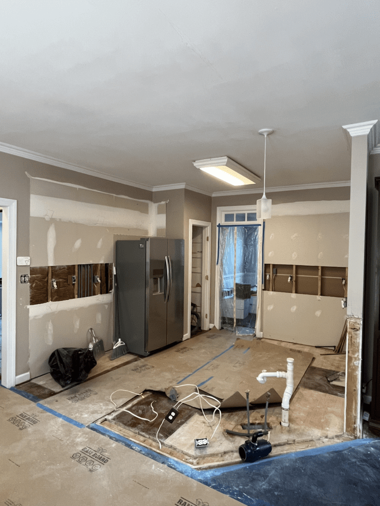 Cary Kitchen Remodel Drywall Repair