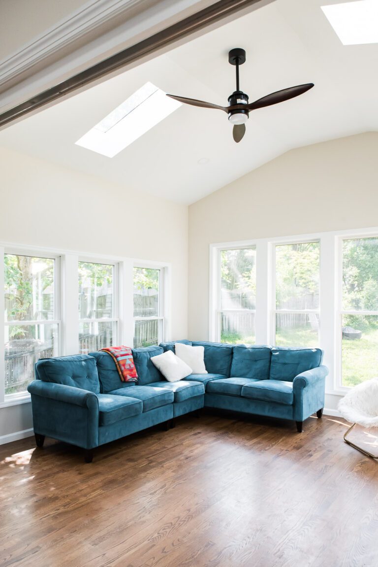 Cary Sunroom Addition Vaulted Ceiling