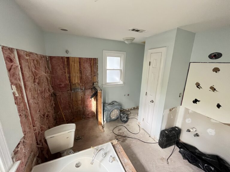 Cary Bathroom Remodel Montauk Shower Demolition