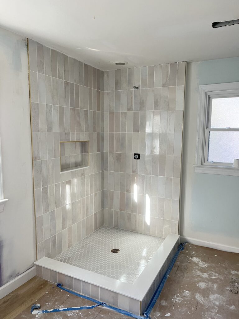 Cary Bathroom Remodel Montauk Shower Tile
