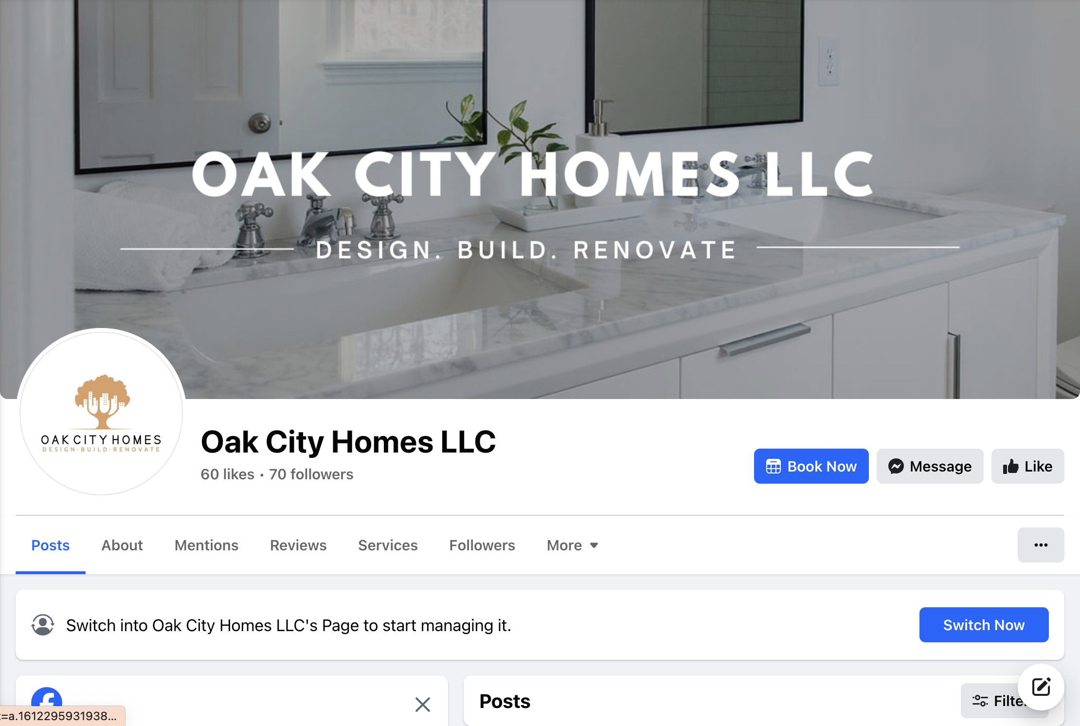 Oak City Homes Facebook