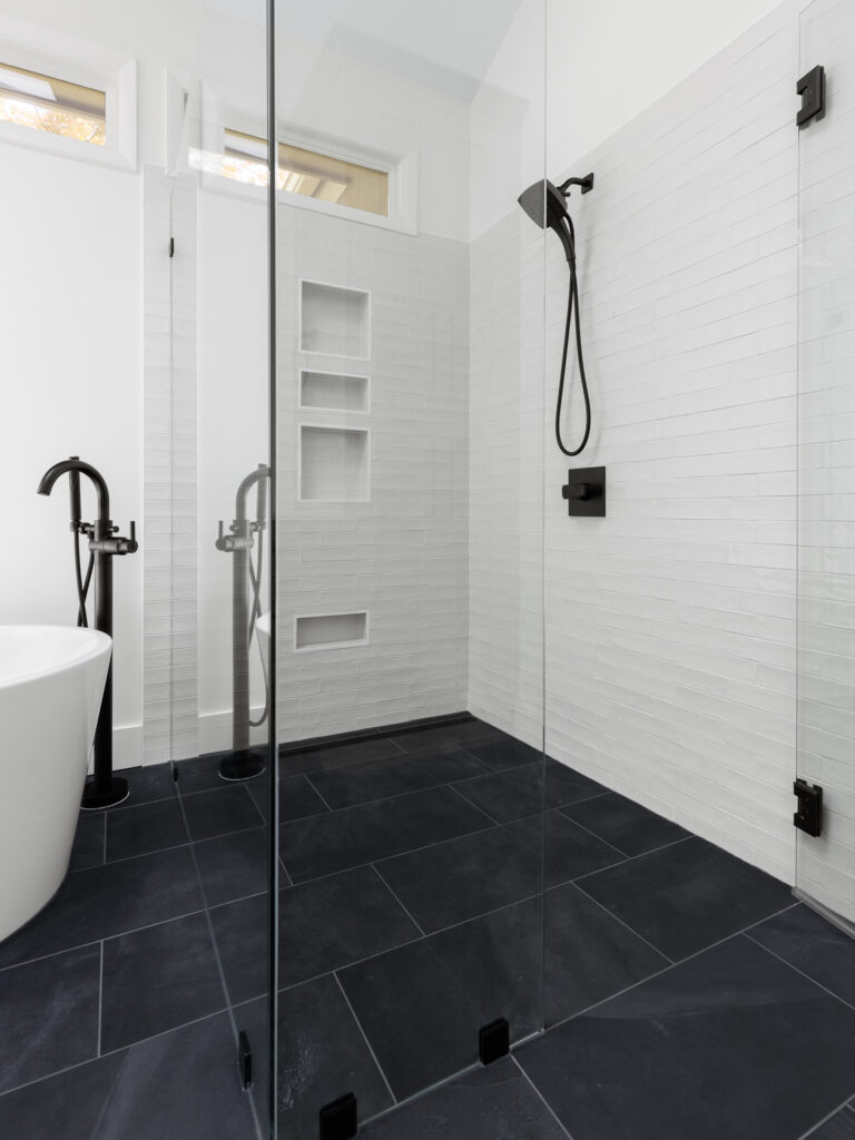 Apex Bathroom Remodel Curbless Tile Shower