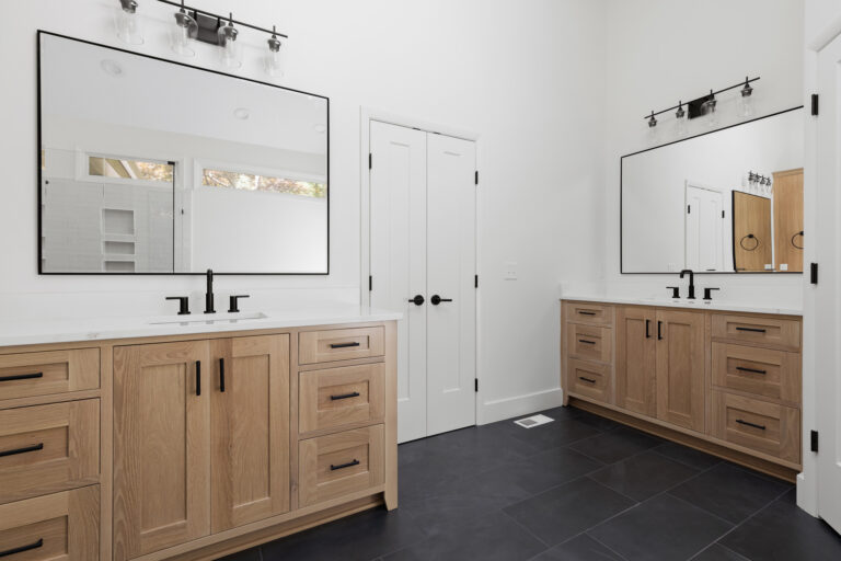 Apex Bathroom Remodel Large Rectangle Black Frame Mirrors